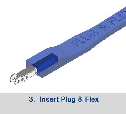plug&flex hinge insert