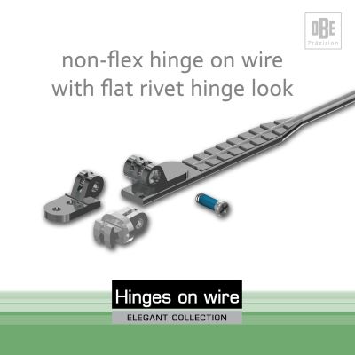 11.02.2021  I      Hinges on wire with flat rivet hinge look